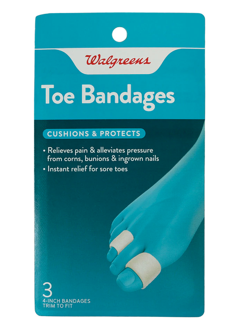 Walgreens Toe Bandage - Marshall & Bruce Printing Co.